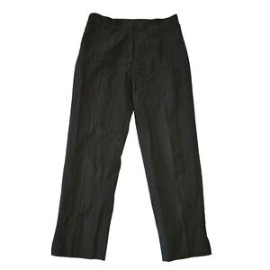Incotex Stretch Trousers Womens Size 42/6  Black Cotton‎ Business Made In Italy